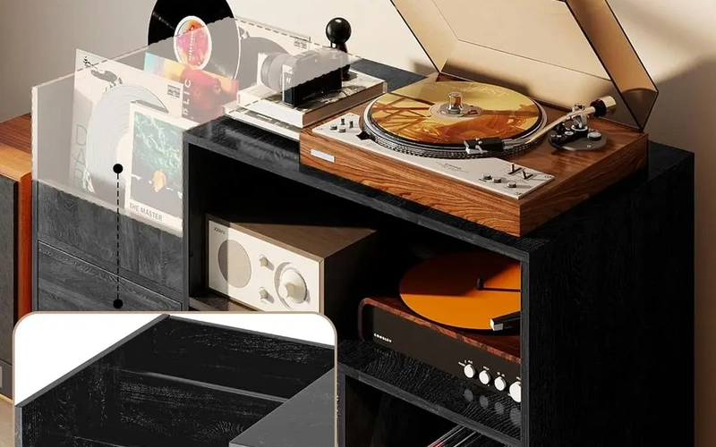 black-wood-vinyl-record-storage-cabinet