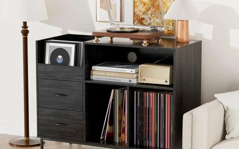 black-wood-vinyl-record-storage-cabinet